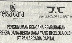 PENGUMUMAN RENCANA PEMBUBARAN REKSA DANA  REKSA DANA YANG DIKELOLA OLEH PTPAN ARCADIA CAPITAL 